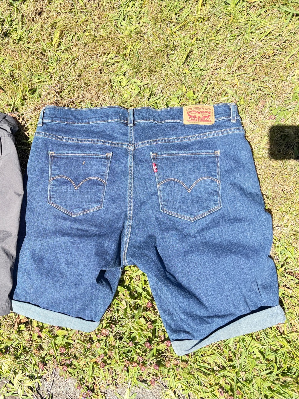 Levi's Blue Denim Shorts Women’s 33- only wore once!